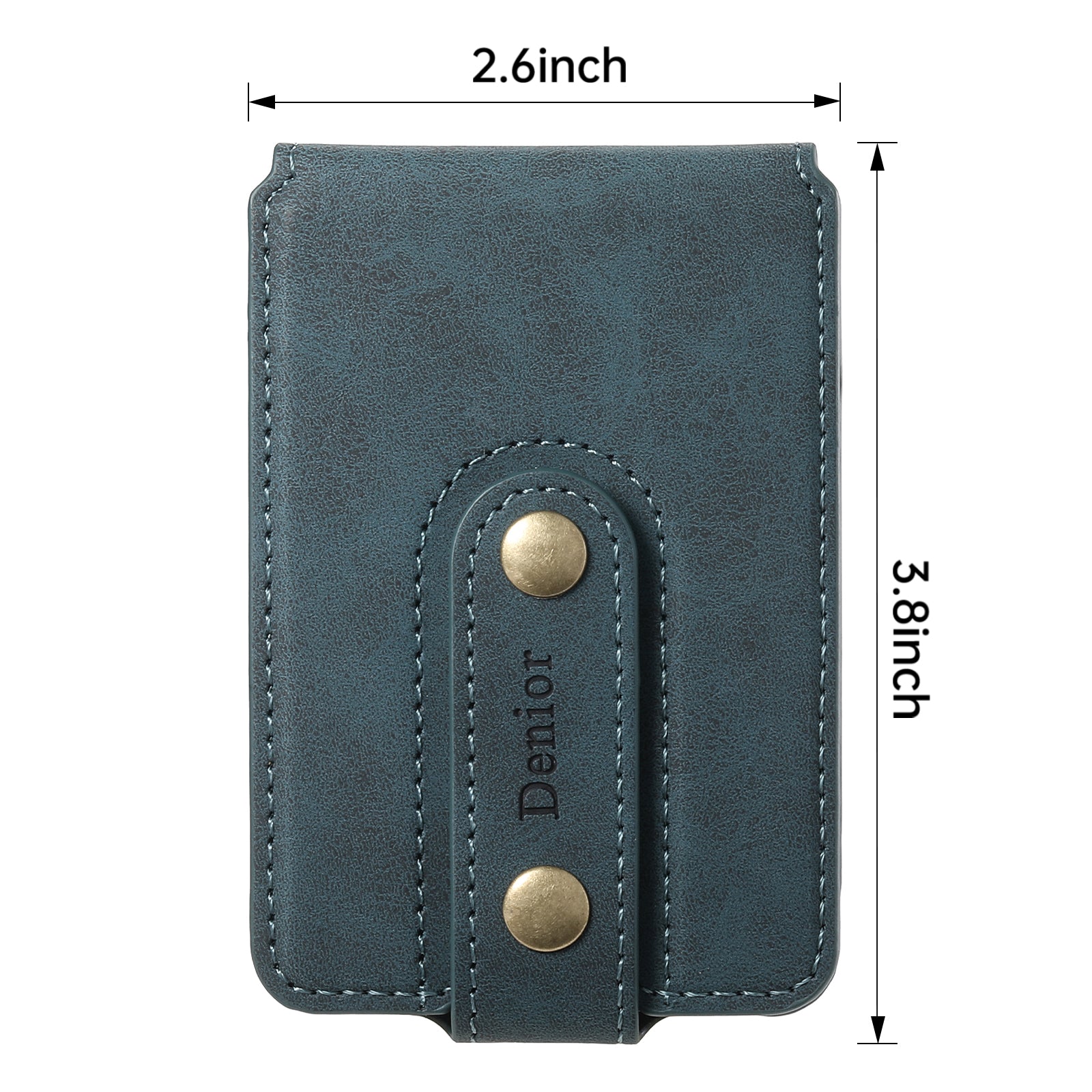Magnetic Bracket Slim Credit Card Bag（Blue）