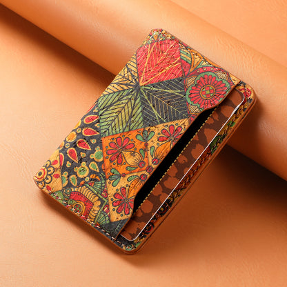 Cork Bracket Ultra-Thin Credit Card Bag（Yellow）