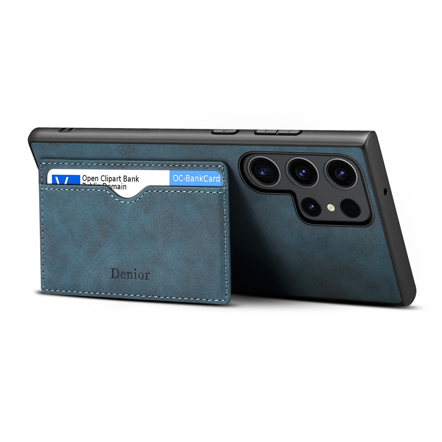 PU Retro Faux Leather Wallet Case with Horizontal Kickstand (For Samsung)