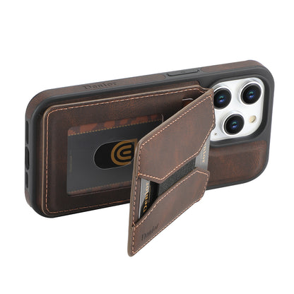 iPhone Series 2IN1 Magnetic Case & Card Bag（Brown）