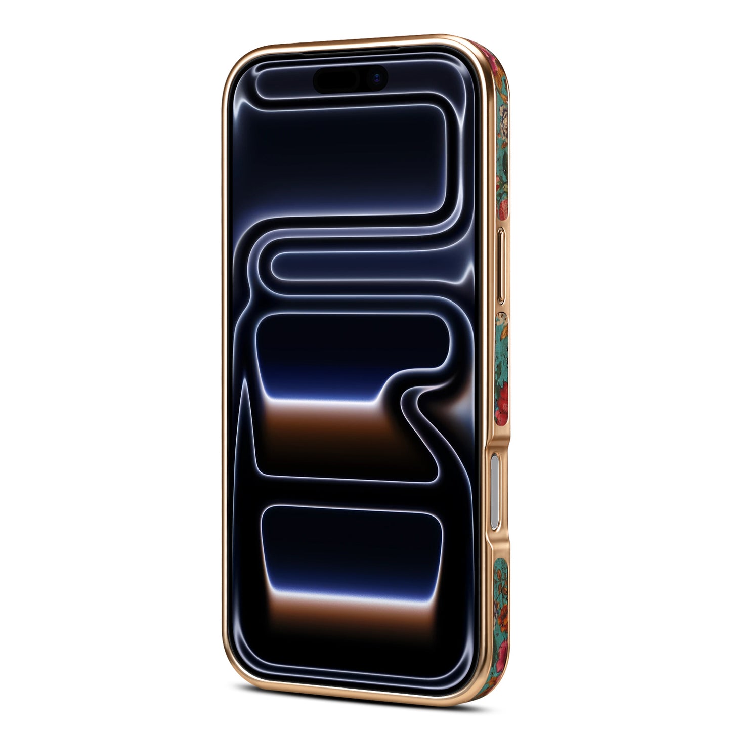 Floral Butterfly Electroplated Phone Case