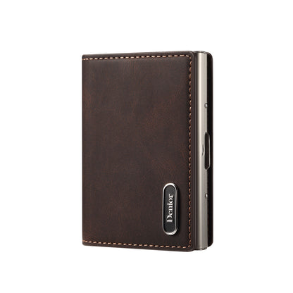 PU Skin-Feel Accordion Magnetic Card Case