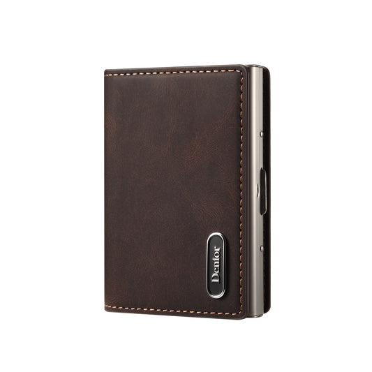PU Skin-Feel Accordion Magnetic Card Case