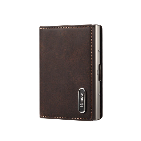 PU Skin-Feel Accordion Magnetic Card Case