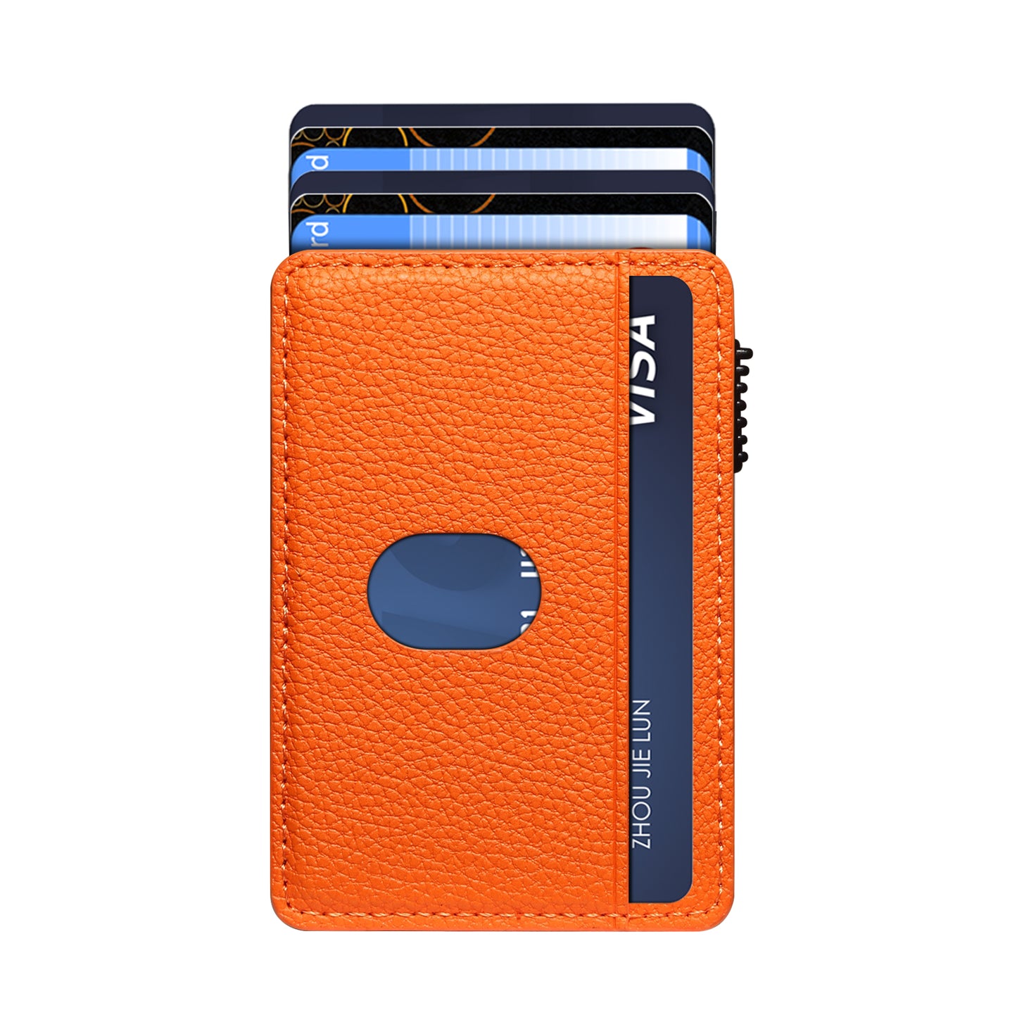 POP-UP PU Leather Wallet -Lychee Pattern