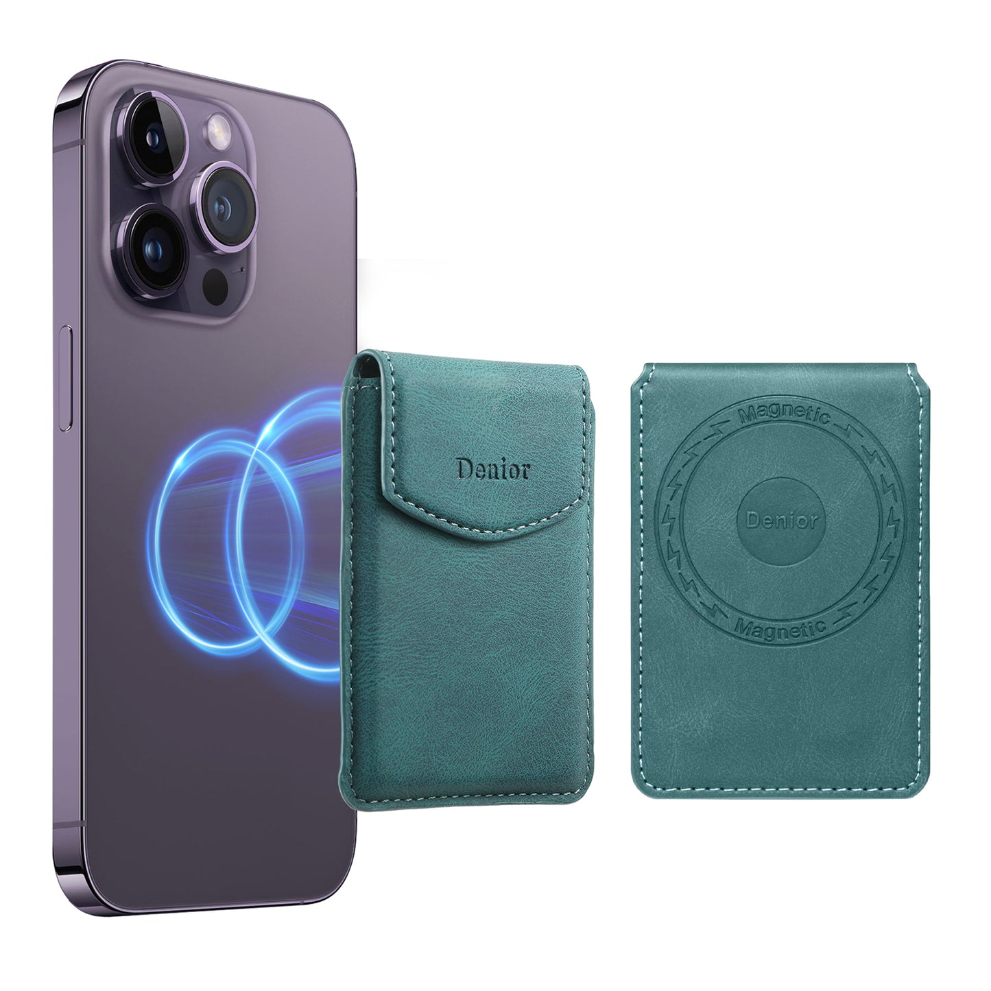 PU Skin-Feel Magnetic Card Holder