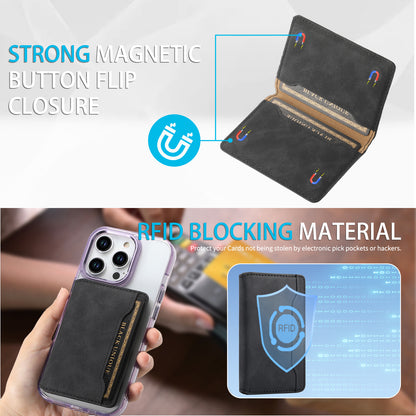 Bifold PU Leather Mag Wallet - Outer Slot