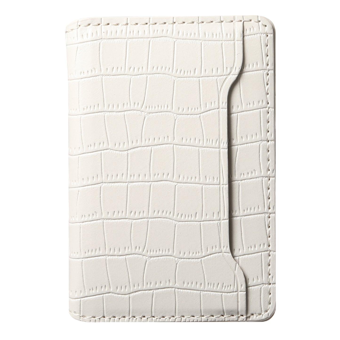 Glue Bifold PU Card Bag - Crocodile Skin Pattern