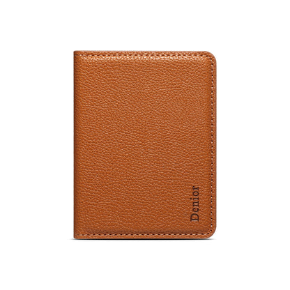 PU Leather 2-Slot Magsafe Foldable Card Holder Wallet