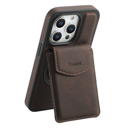 iPhone Series 2IN1 Magnetic Case & Card Bag（Brown）