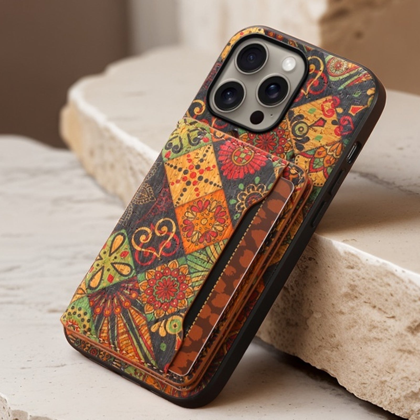 Wooden Phone Case For iPhone 16 - 7 Series (Yellow)