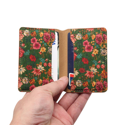 Cork Printed Magnetic Card Holder