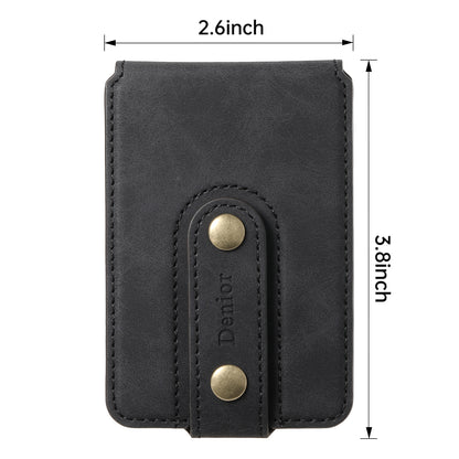 Magnetic Bracket Slim Credit Card Bag（Black）