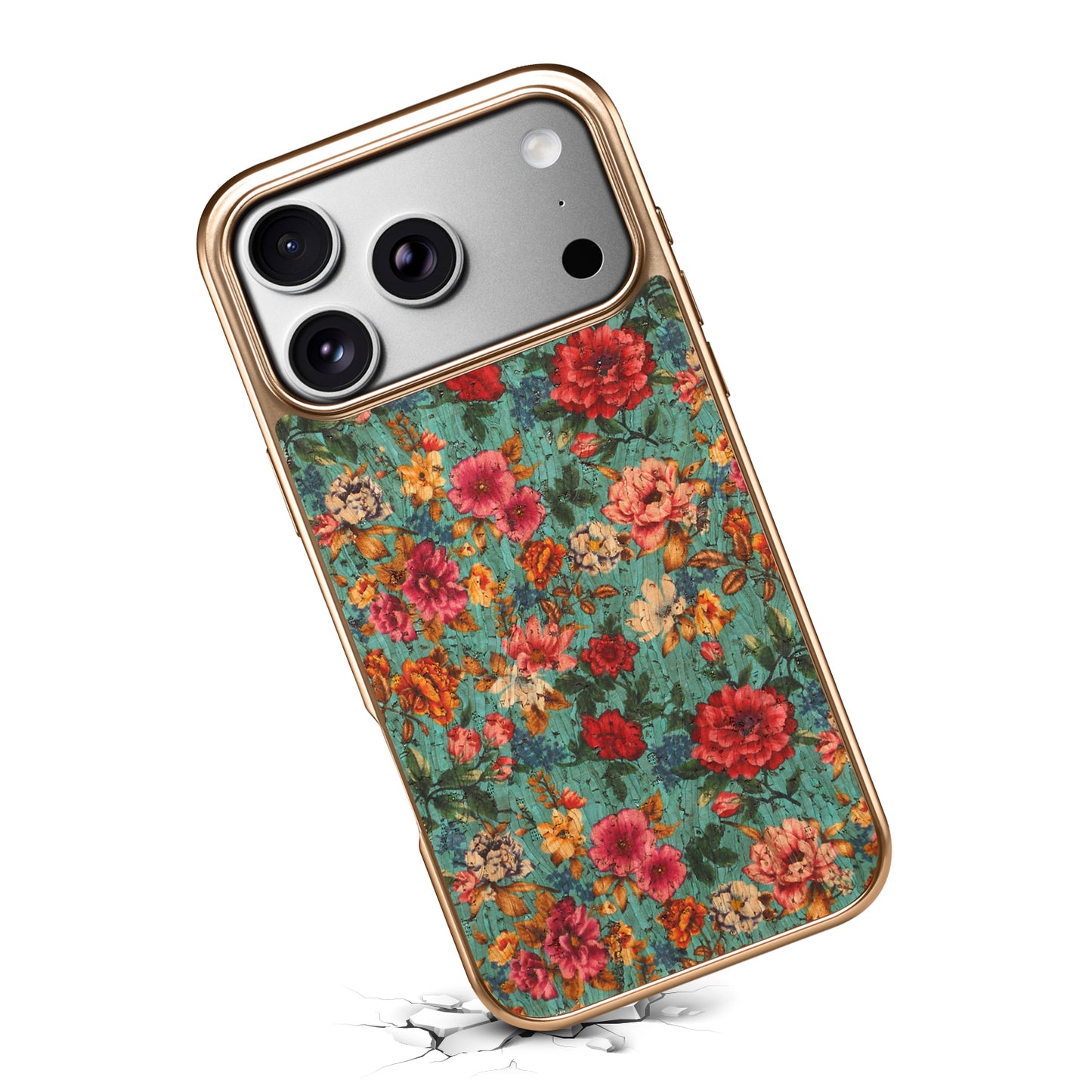 Floral Butterfly Electroplated Phone Case