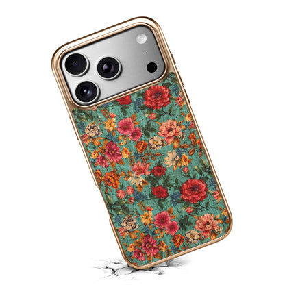 Floral Butterfly Electroplated Phone Case