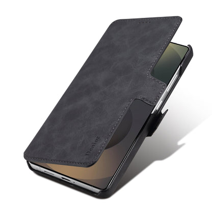 PU Retro Faux Leather Detachable Magnetic Wallet Stand Phone Case (For Samsung)