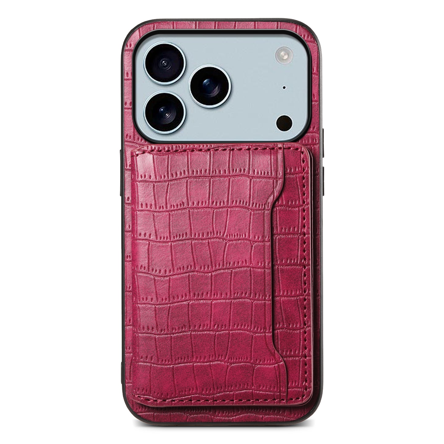 2-IN-1 PU Bag Case - Crocodile pattern