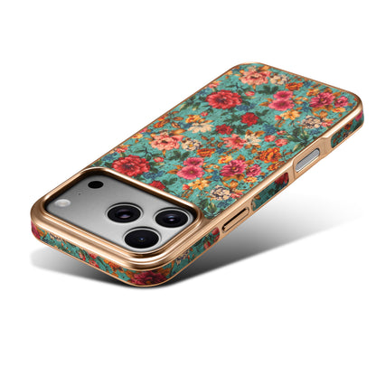 Floral Butterfly Electroplated Phone Case