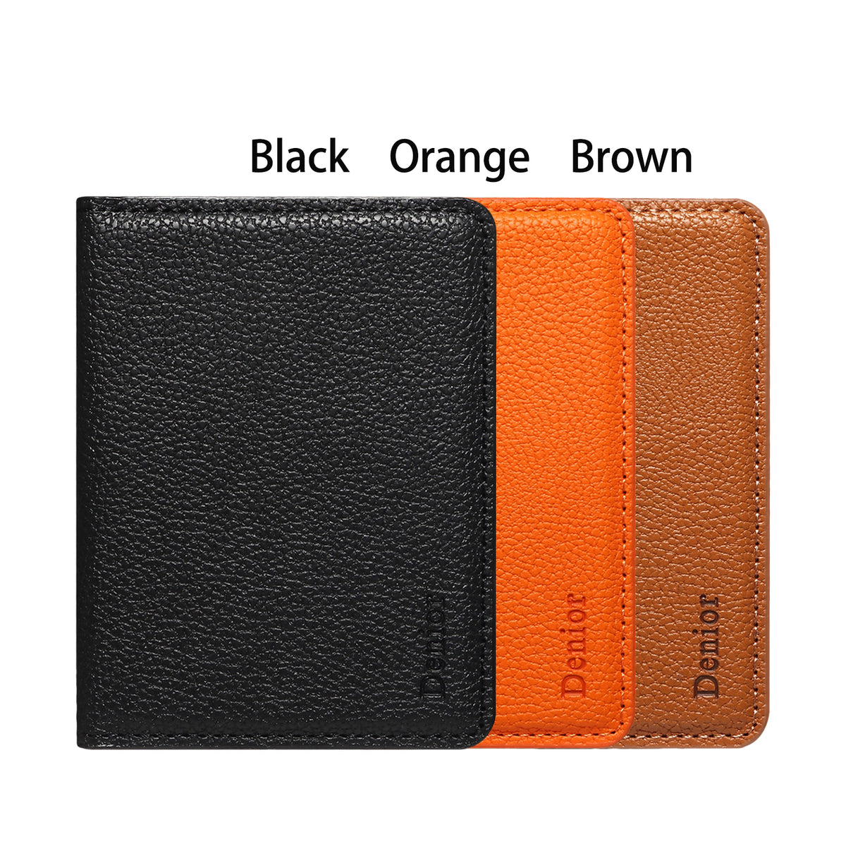 PU Leather 2-Slot Magsafe Foldable Card Holder Wallet