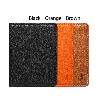 PU Leather 2-Slot Magsafe Foldable Card Holder Wallet