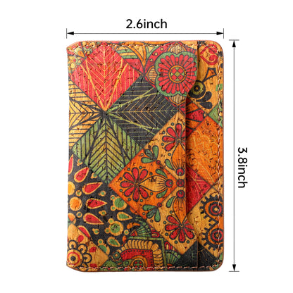 Cork Bracket Ultra-Thin Credit Card Bag（Yellow）