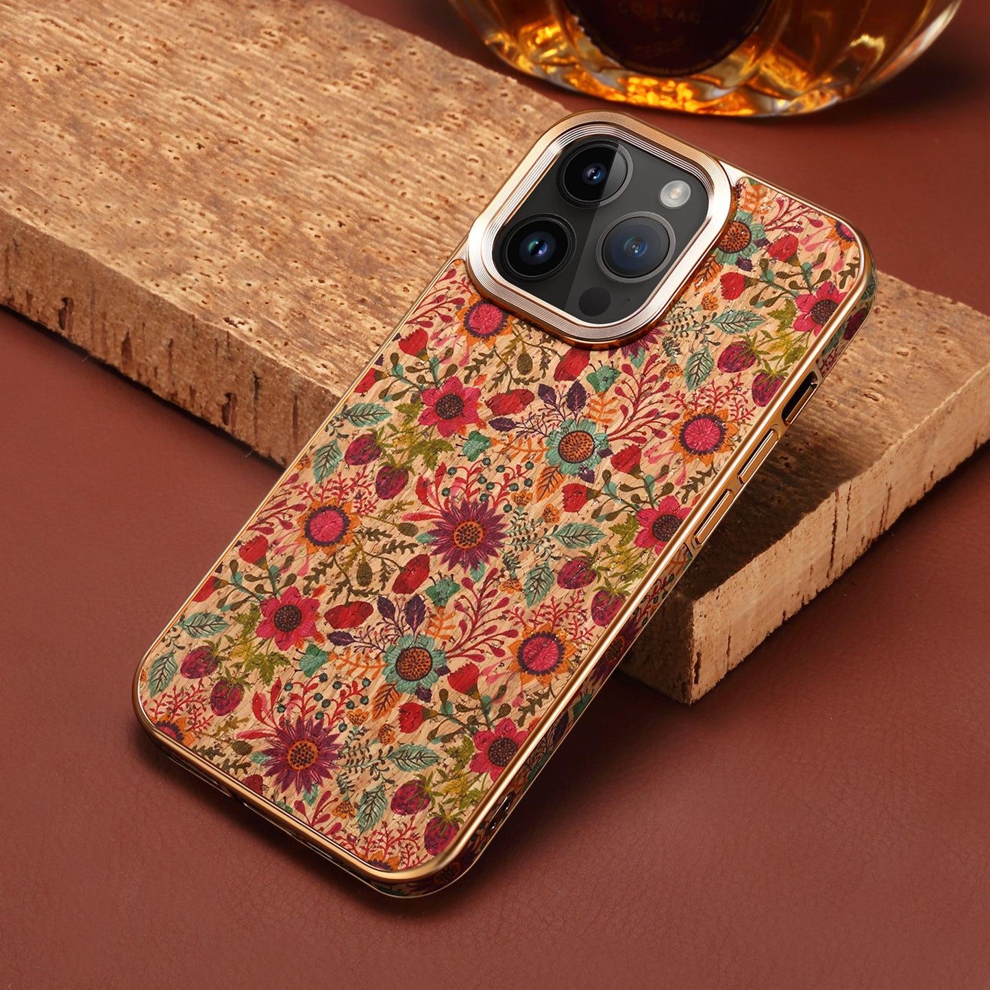 Floral Electroplated Phone Case