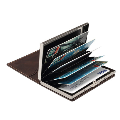 PU Skin-Feel Accordion Magnetic Card Case