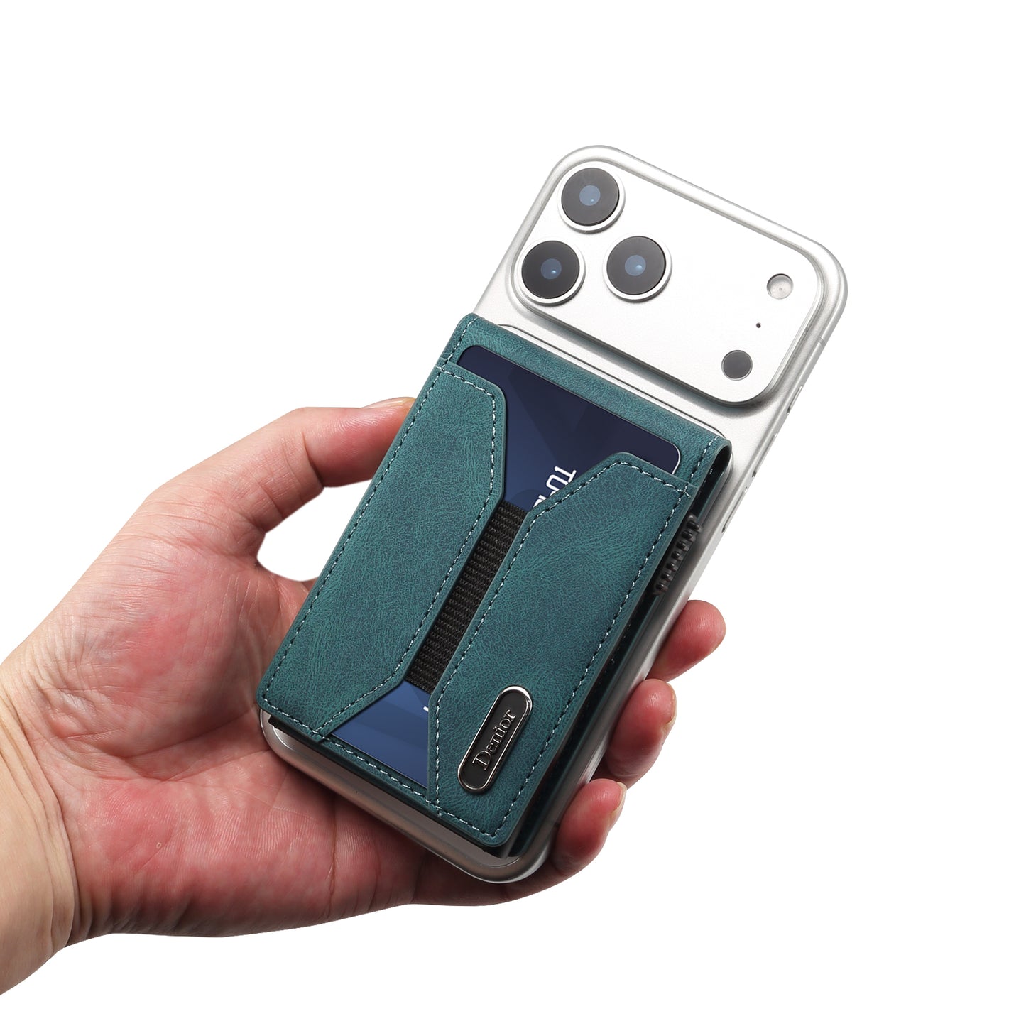 PU Skin-Feel Elastic Card Case