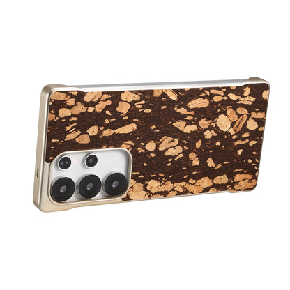 Cork Floral Borderless Magnetic Phone Case (For Samsung)