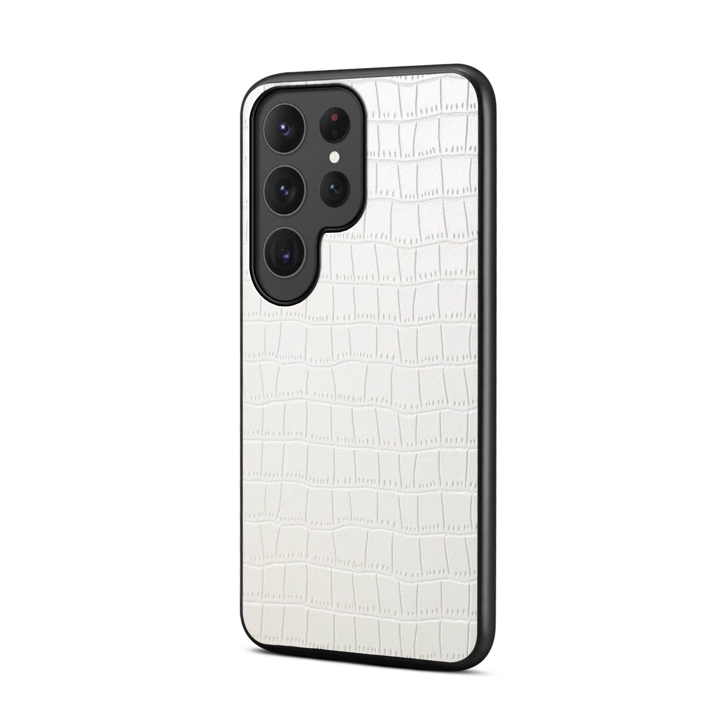 PU Faux Leather Crocodile Texture Phone Case Back Cover (For Samsung)