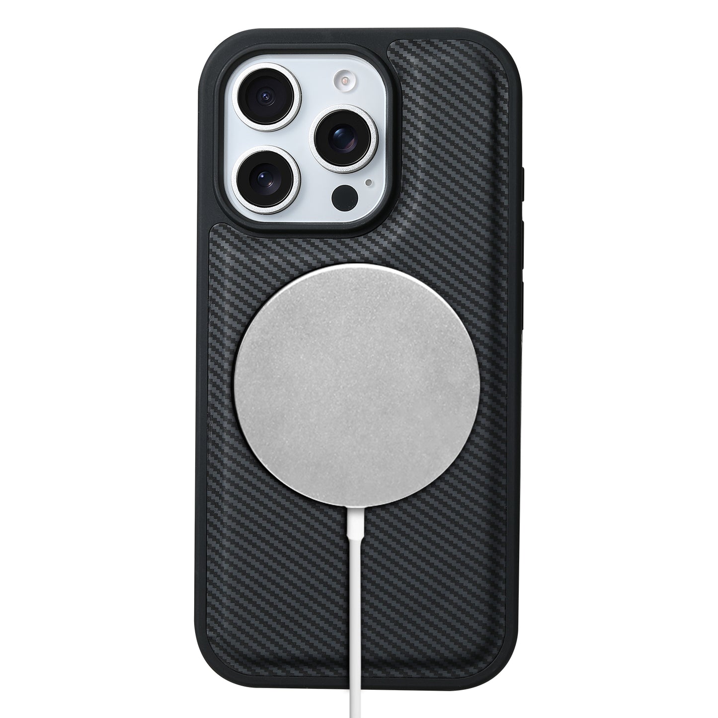 PU Carbon Fiber Texture Magnetic Phone Case