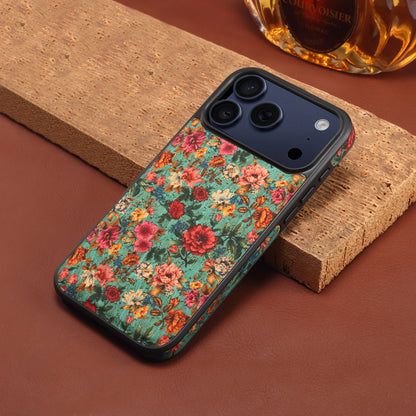 Cork Floral Magnetic Phone Case
