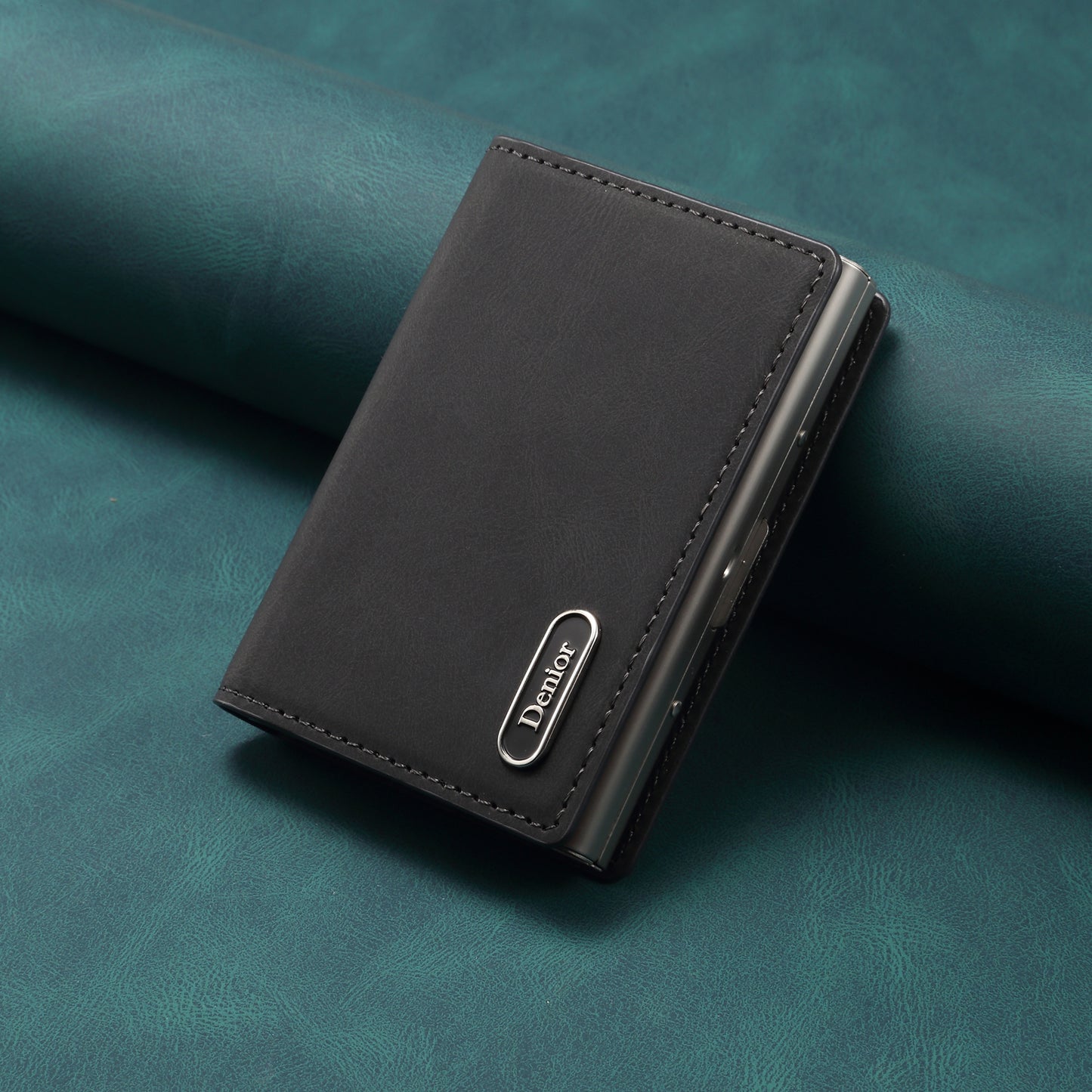 PU Skin-Feel Accordion Magnetic Card Case