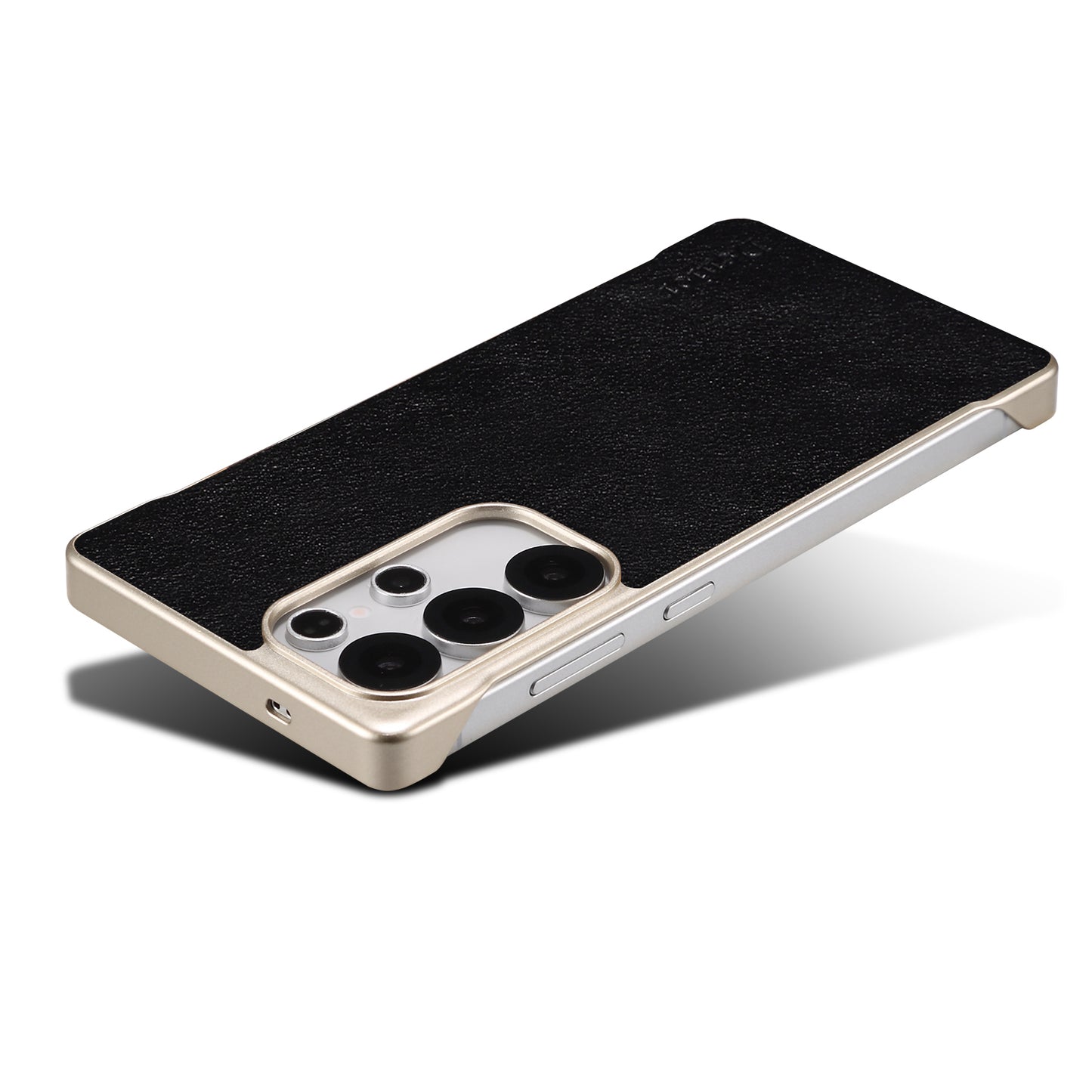 Genuine Leather Borderless Magnetic Phone Case (For Samsung)