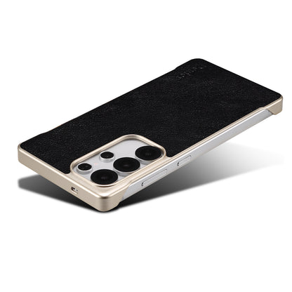 Genuine Leather Borderless Magnetic Phone Case (For Samsung)
