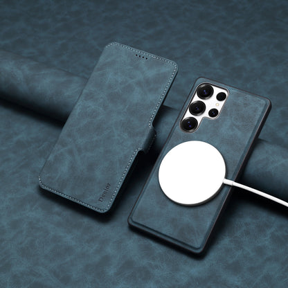 PU Retro Faux Leather Magnetic Wallet Phone Case (For Samsung)