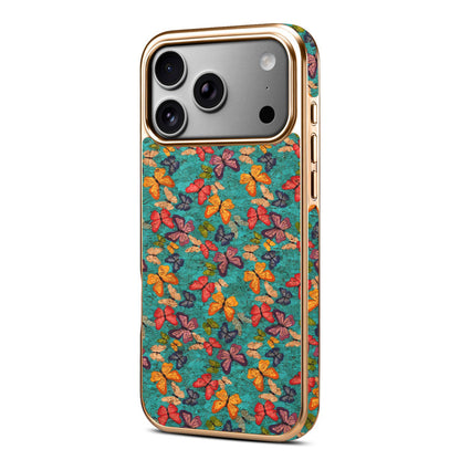 Floral Butterfly Electroplated Phone Case