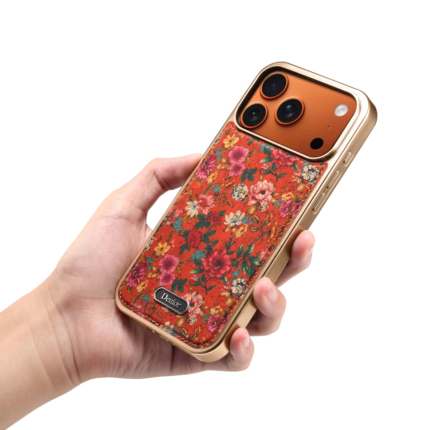 Butterfly Printed Magnetic Electroplated Phone Case