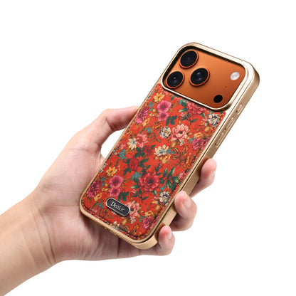 Butterfly Printed Magnetic Electroplated Phone Case