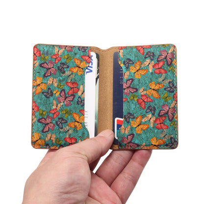 Cork Printed Magnetic Card Holder
