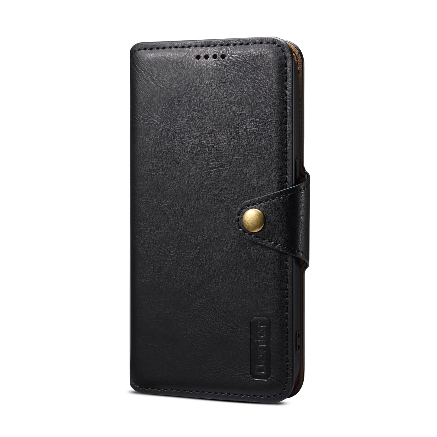 PU Faux Leather Pattern Button Stand Wallet Phone Case