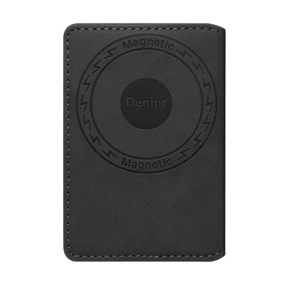 Bifold PU Leather Mag Wallet - Outer Slot