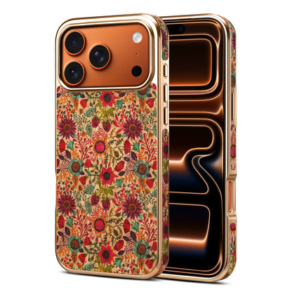 Floral Butterfly Electroplated Phone Case