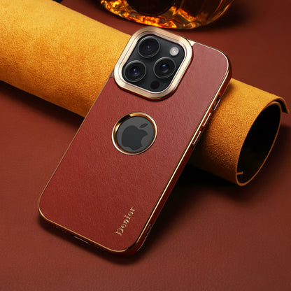 Fragrant Calfskin Electroplated Phone Case