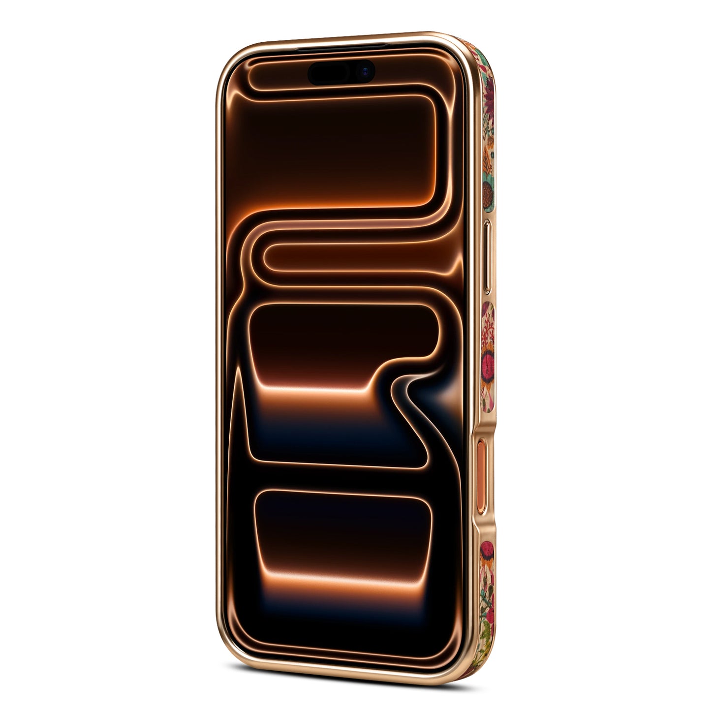 Floral Butterfly Electroplated Phone Case