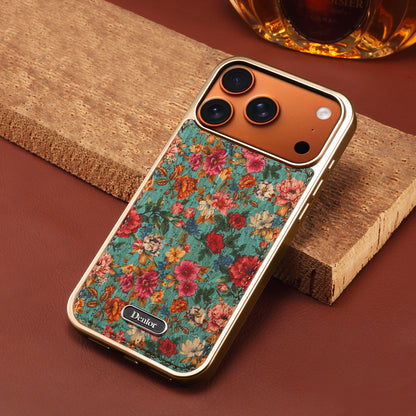 Butterfly Printed Magnetic Electroplated Phone Case