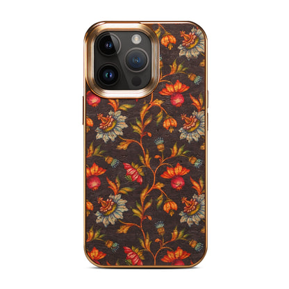 Floral Electroplated Phone Case