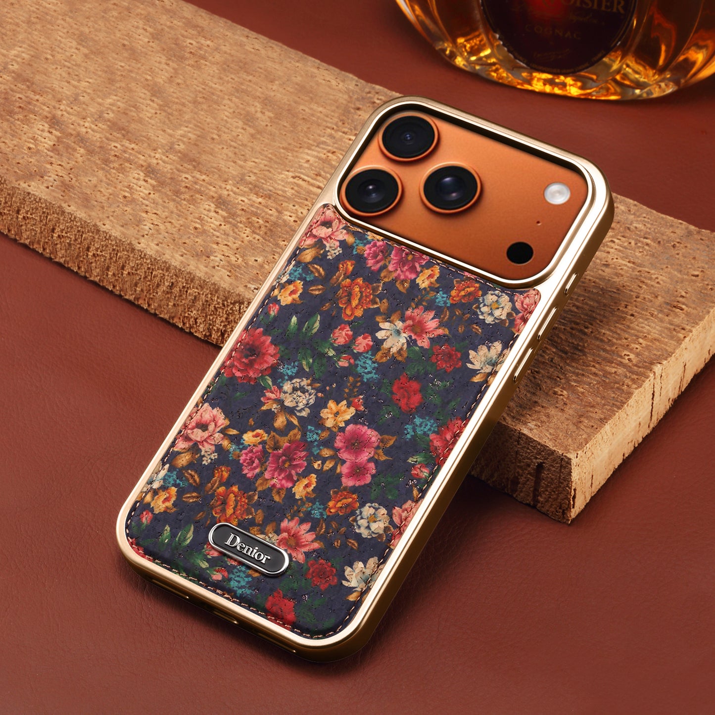 Butterfly Printed Magnetic Electroplated Phone Case