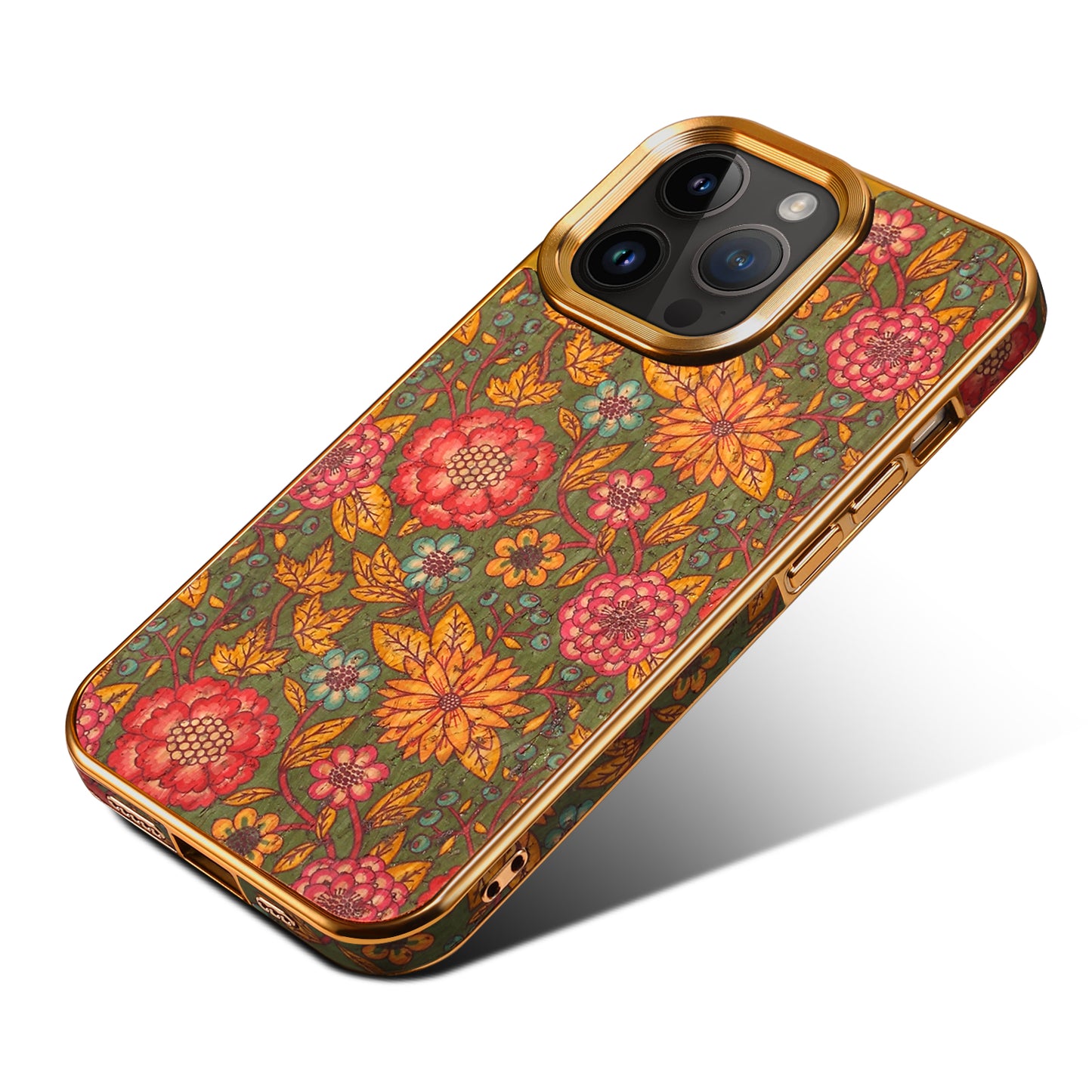 Floral Electroplated Phone Case