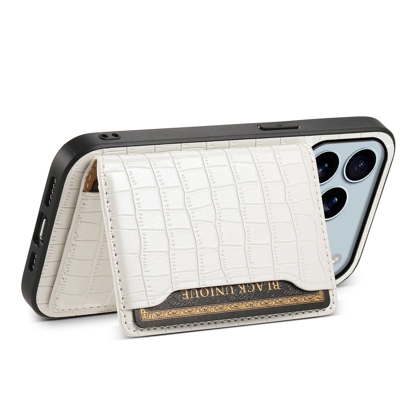 2-IN-1 PU Bag Case - Crocodile pattern